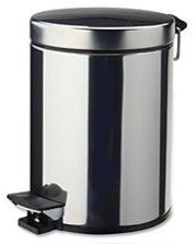 Stainless Steel Plain Pedal Bin
