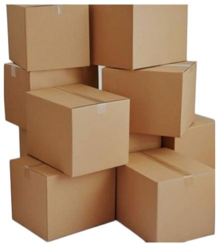 Kraft Paper Corrugated Carton Box, Shape : Customizable