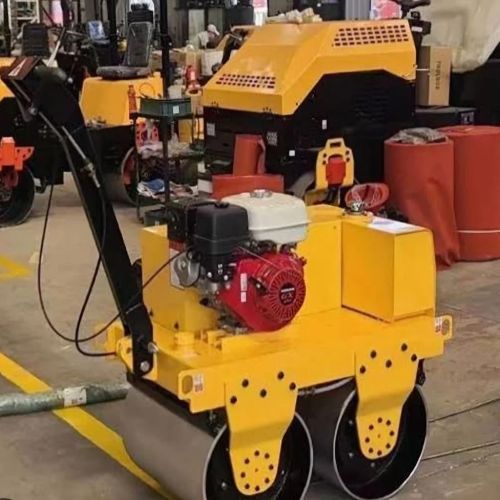 Double Drum Walk Behind Roller