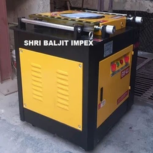 Mild Steel Rebar Bender Machine, Color : Yellow for Industrial
