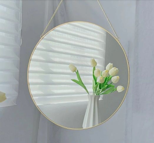 Hanging Wall Circle Mirror Decor