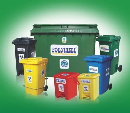 Flat Top Waste Dustbin for Industries