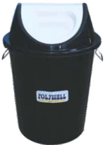 Plastic Polywell Swing Dustbin, Color : Blue, Green, Yellow