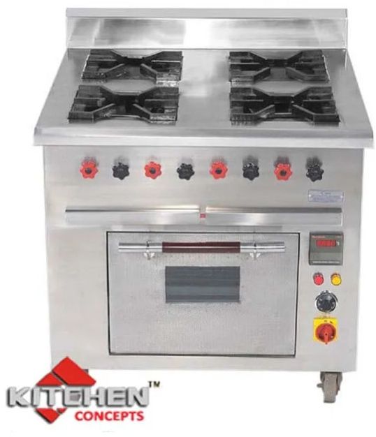 Four Burner Range WITH Oven Gas