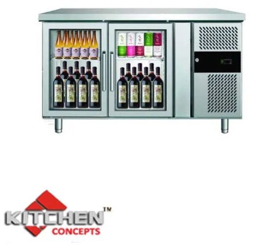 Two Door Back Bar Wine Chiller Machine