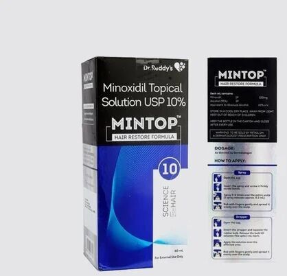 Cipla Minoxidil Mintop Solution, Packaging Size : 30 Ml for Medical