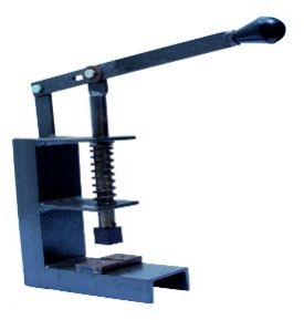 Steel Manual Notch Punching Machine for Cardboard, Plastic