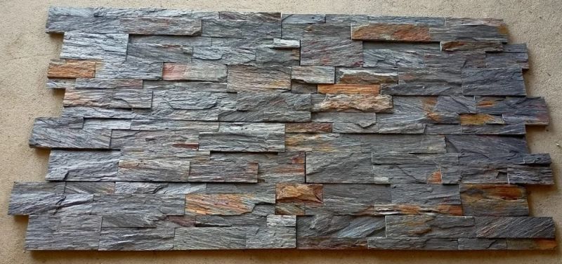 Khag Black Stone Wall Panel