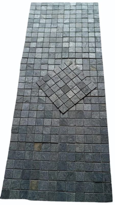 Silver Grey Stone Wall Mosaic Tile