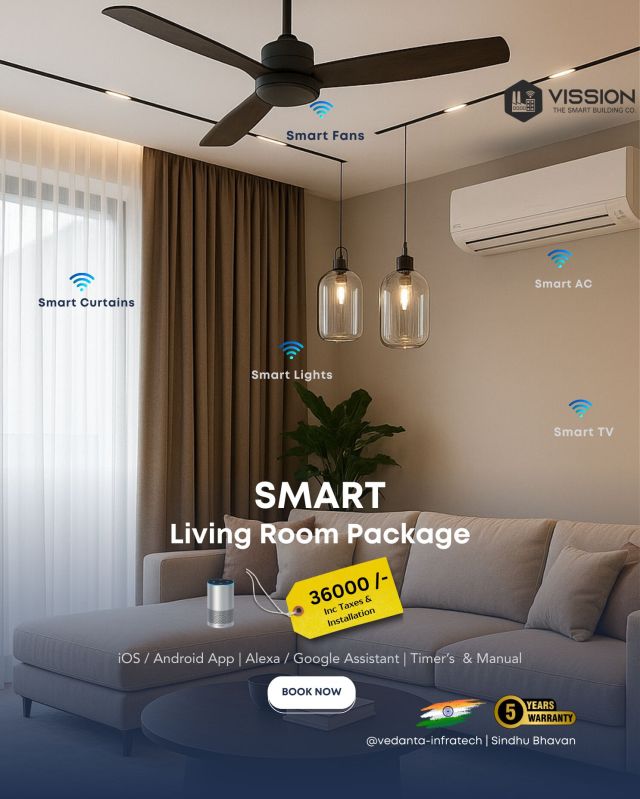 Smart Living Room Package - Home Automation