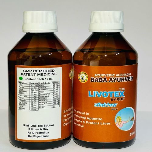 Livotex Appetite and Liver Enzyme Syrup, Form : Liquid