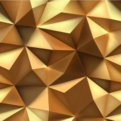 PVC For Wall 3D Golden Wallpaper