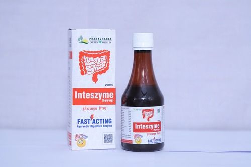 Inteszyme Digestive Enzyme Syrup, Form : Liquid, Bottle Size : 200ml