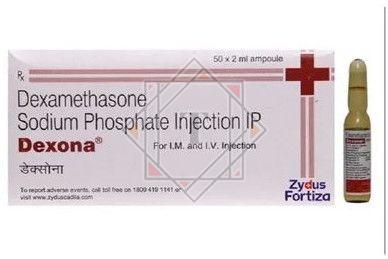 Dexamethasone Sodium Phosphate Injection, Form : Liquid