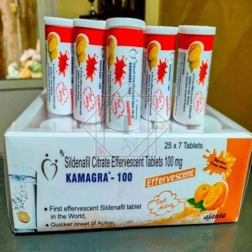 Kamagra-100 Sildenafil Citrate Effervescent Tablets