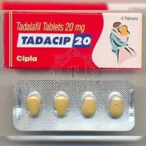 Tadacip 20 Tadalafil Tablets, Medicine Type : Allopathic