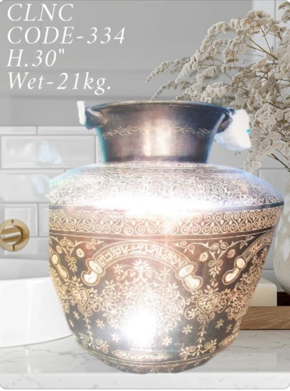 Brass Handicraft Carving Planter