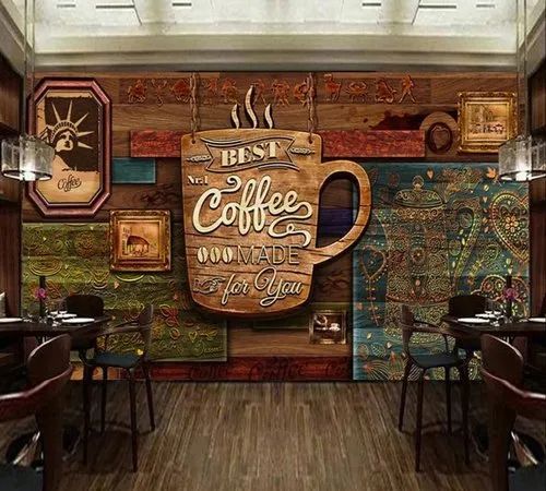 Coffee Text Graphic Wallpaper