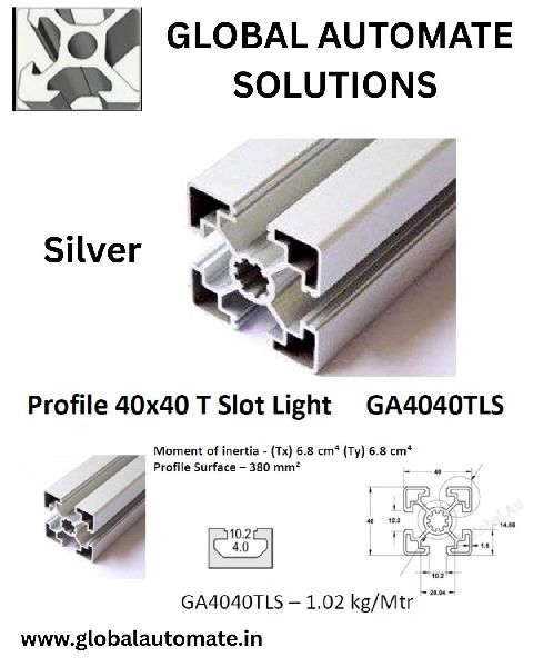 Aluminium Profile 4040 T slot Light