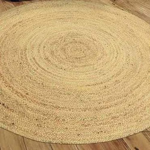 Hand Braided Round Jute Rug