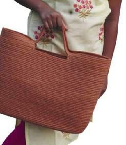 Large Woven Jute Tote Bag