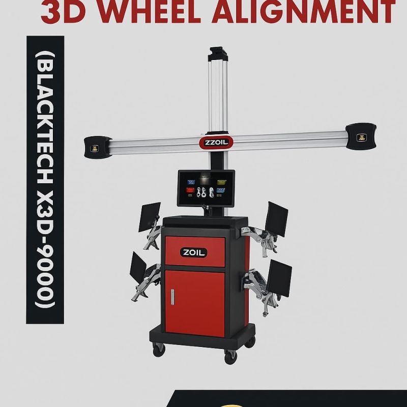 3D WHEEL ALIGNMENT, BLACKTECH X3D-9000