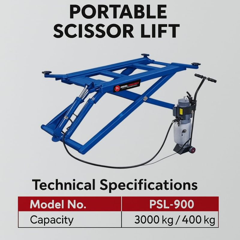 Portable Scissor Lift, Model - ZPSL-900/ZPSL-900S