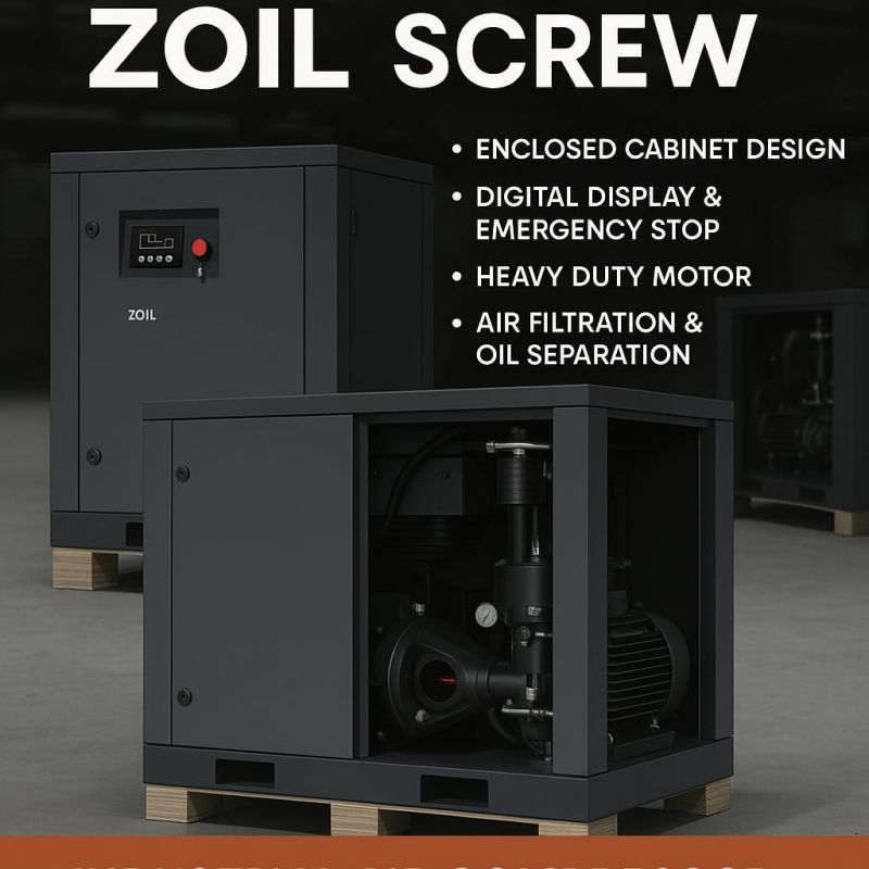 SCREW COMPRESSOR MODEL-ZSC 10