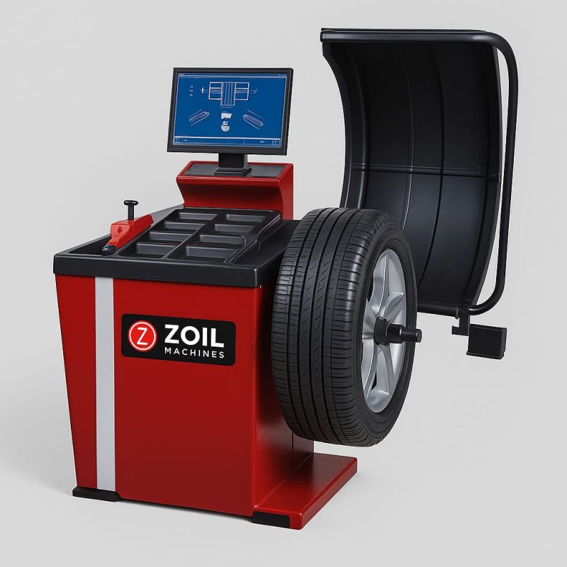 VIDEOGRAPHIC WHEEL BALANCER