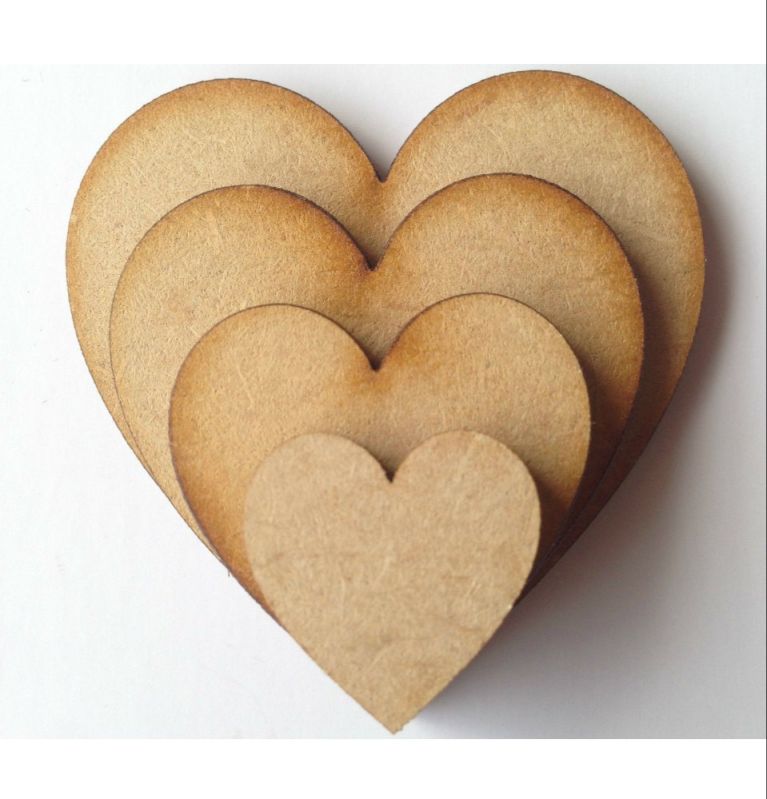 Heart Shaped Wooden Handicraft