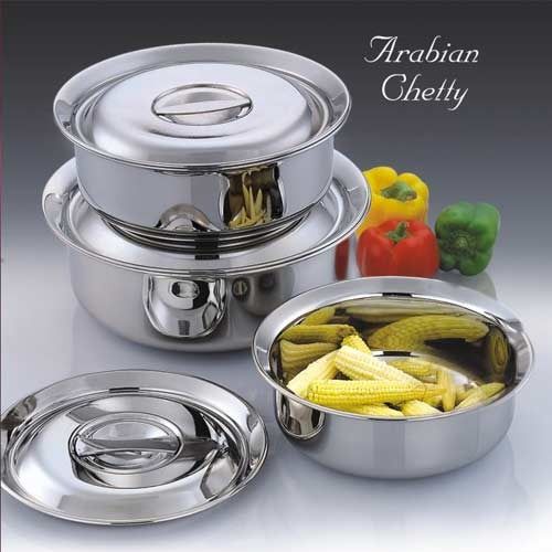 Mona Food Grade Stainless Steel Arabian Chetty Utensils Set