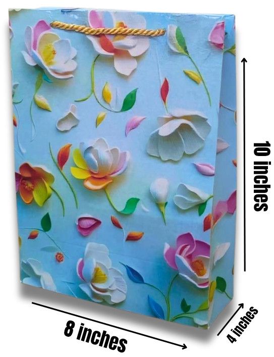 Floral Print Gift Bag