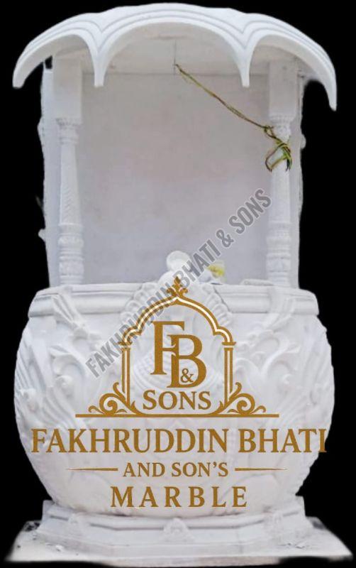 Peacock Design Marble Temple