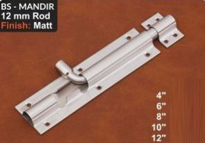 Stainless Steel 10 Mm Mandir Tower Bolt Standard Size