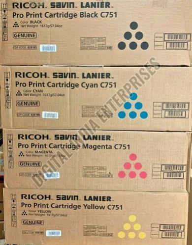 Genuine Ricoh Pro C651 / C751 / C651EX / C751EX CMYK Toner Cartridge Set