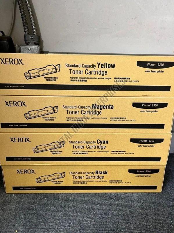 Genuine Xerox Phaser 6360 High Capacity CMYK Toner Cartridge Set