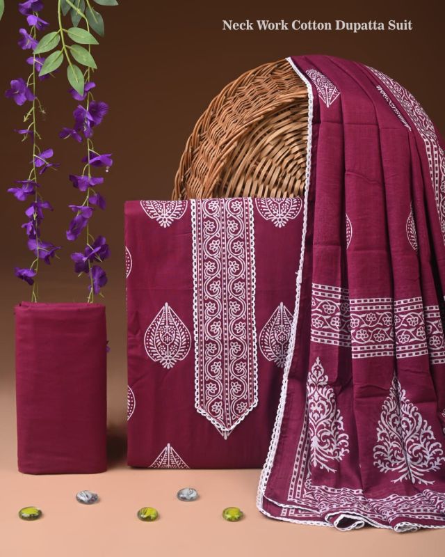 Cotton Unstitched Suit