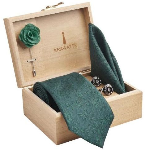 Microfiber Plain Corporate Necktie Set Party Wear, Gender : Male