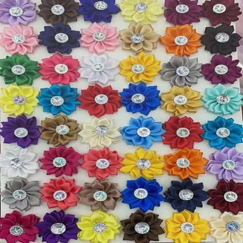 Metal Plain Flower Lapel Pins Classic for Clothing