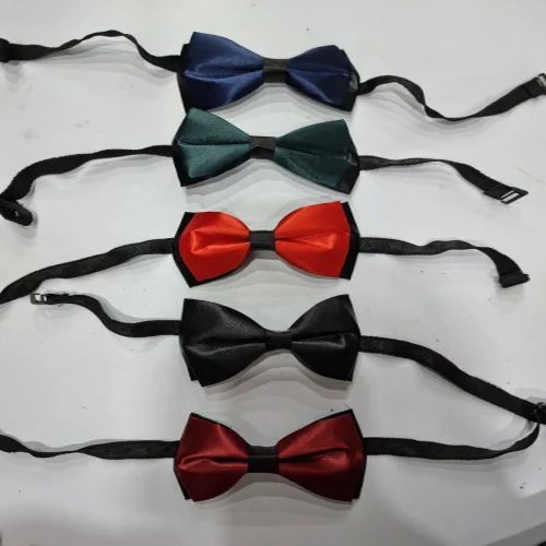 Mens Plain Satin Bow Ties Party Wear Fashionable Standard