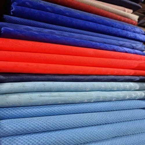Polyester Self Design Necktie Fabric, Technics : Machine Made