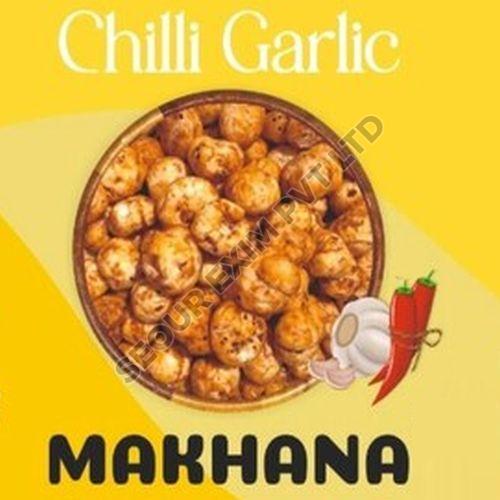 Chilli Garlic Makhana, Color : Light Brown, Taste : Spicy