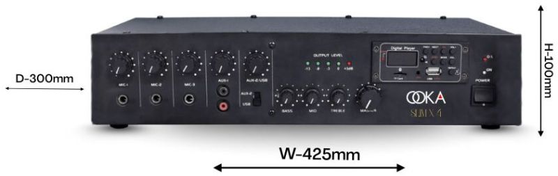 Ooka Audio Slim X 4 Amplifier