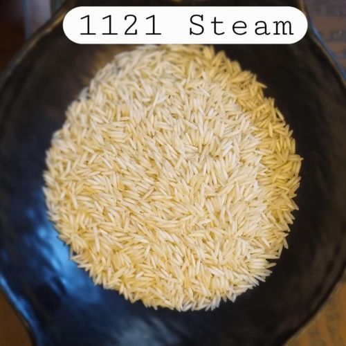 White 1121 Steam Basmati Rice, Packaging Type : Jute Bags