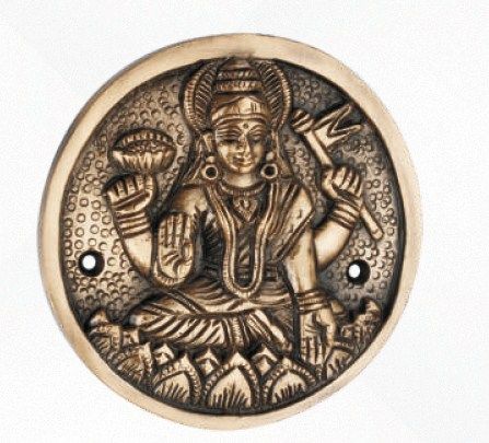 Astalaxmi Round Antique Relief Sculpture