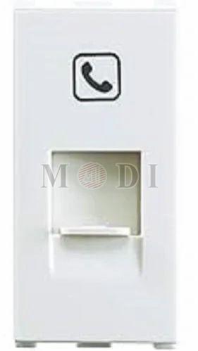 High-grade ABS Plastic Anchor Data & Telephone Socket