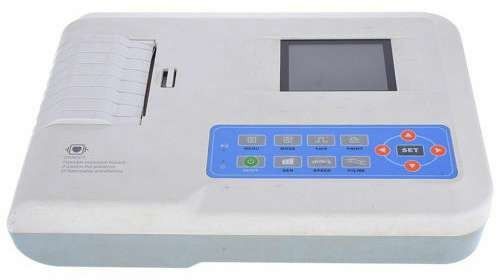 Portable ECG Machine, Color : White