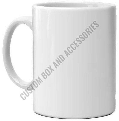 Glossy Plain Customised Ceramic Coffee Mug Printed Medium, 330 Ml