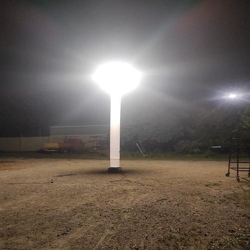 Mild Steel Round Inflatable Emergency Balloon Light Tower