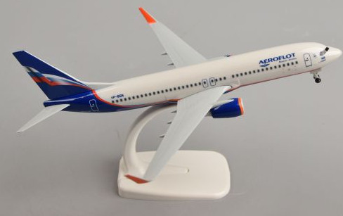 20cm 320 Aeroflot With Wheels Metal Aircraft Plane Model Gift